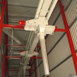 Portable chain conveyor-Feedmill Plant-Germany